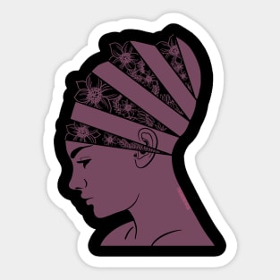 Headspace Mindful Floral Purple Sticker